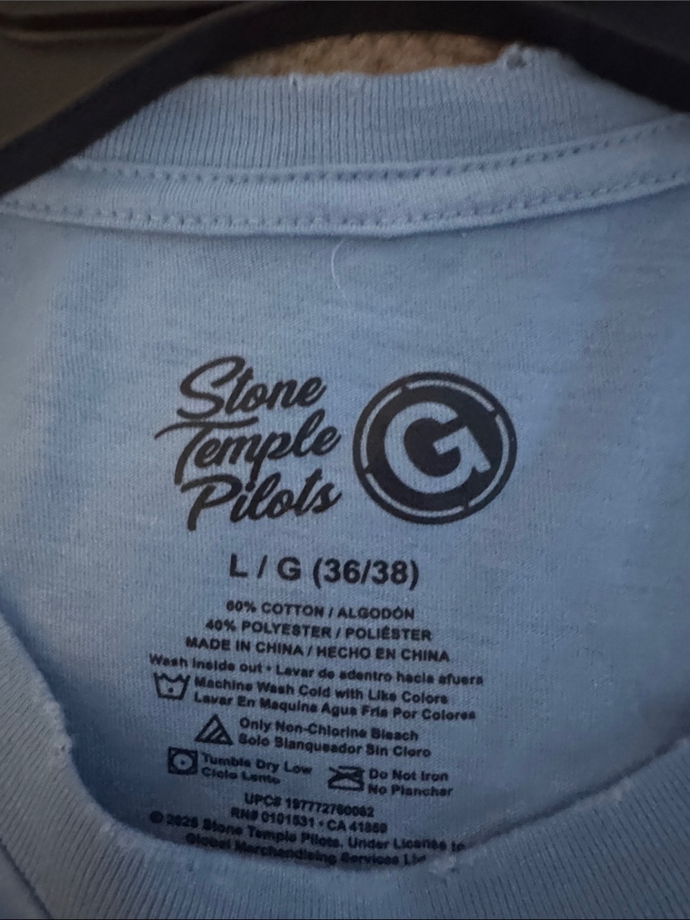 Logo Graphic Tee — Light Blue - Picture 2 of 5